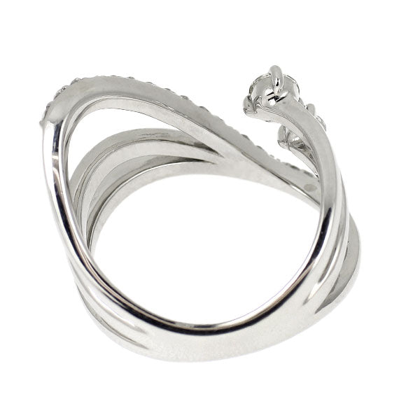 Pt900 ダイヤモンド リング 0.108ct D0.28ct
