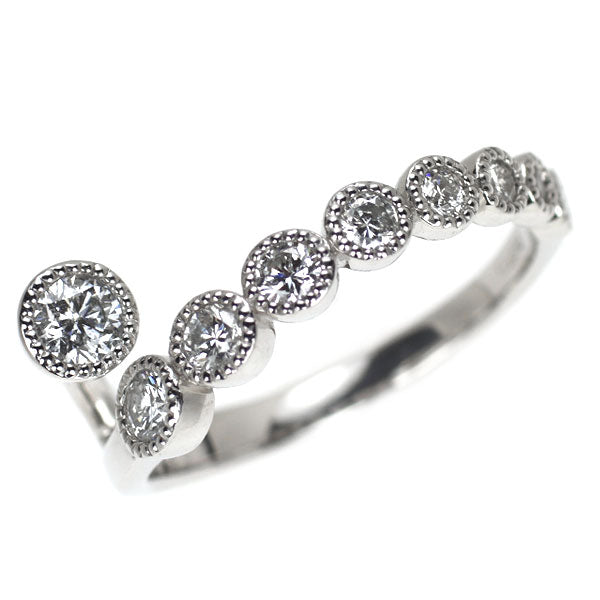 Pt950 ダイヤモンド リング 0.146ct D0.33ct