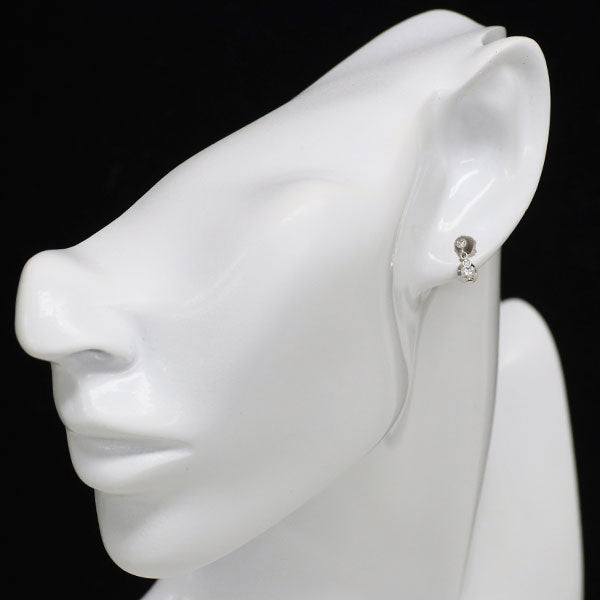 K18WG ダイヤモンド ピアス 0.20ct D0.026ct