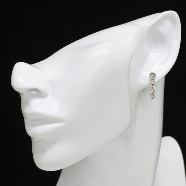 K18WG ダイヤモンド ピアス 0.36ct