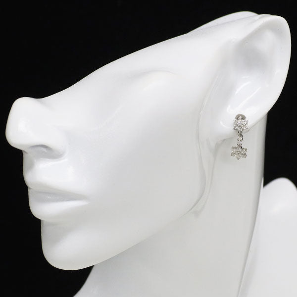 Pt900 ダイヤモンド ピアス 1.00ct フラワー