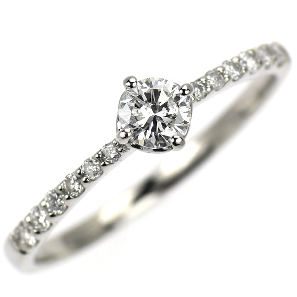 Pt900 ダイヤモンド リング 0.207ct D0.13ct