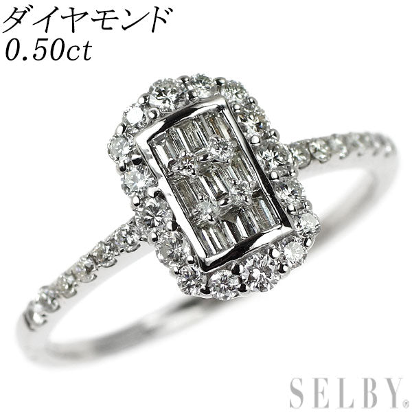 Pt900 ダイヤモンド リング 0.50ct