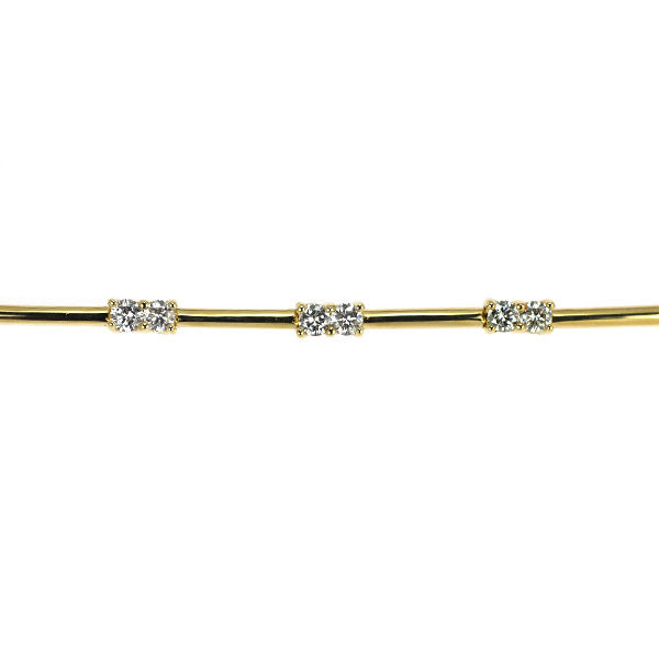 K18YG ダイヤモンド ブレスレット 1.00ct