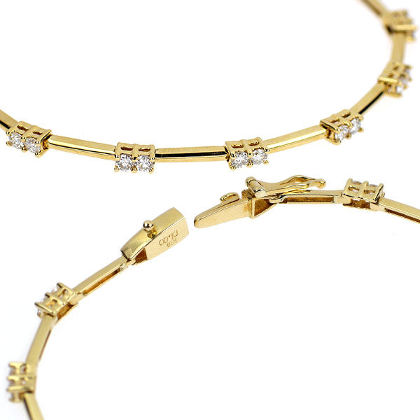 K18YG ダイヤモンド ブレスレット 1.00ct
