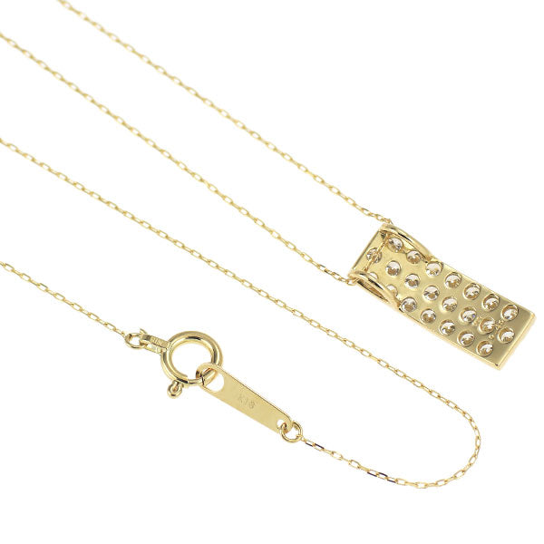 K18YG ダイヤモンド ペンダントネックレス 0.40ct