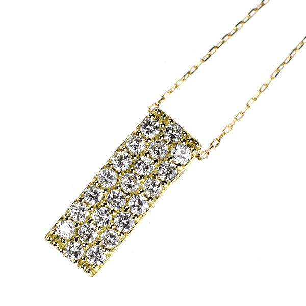 K18YG ダイヤモンド ペンダントネックレス 0.40ct