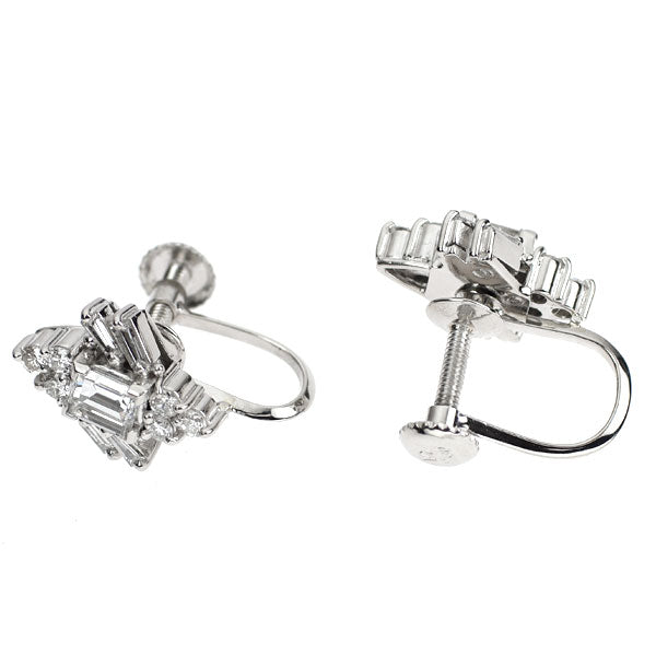 Pt900 ダイヤモンド イヤリング 0.79ct
