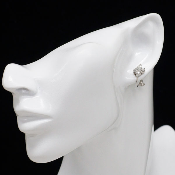 Pt900 ダイヤモンド イヤリング 0.79ct