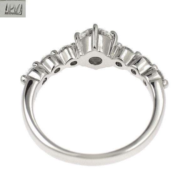 ポンテヴェキオ Pt900  ダイヤモンド リング 0.508ct G VS2 3EXHC D0.36ct