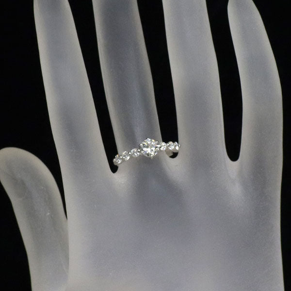 ポンテヴェキオ Pt900  ダイヤモンド リング 0.508ct G VS2 3EXHC D0.36ct