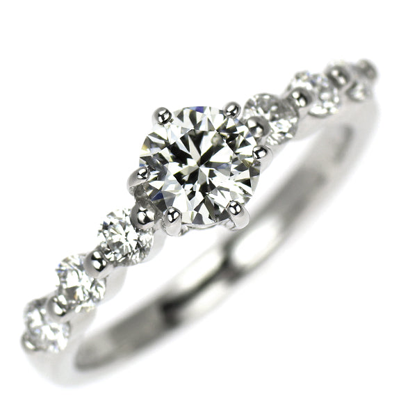ポンテヴェキオ Pt900  ダイヤモンド リング 0.508ct G VS2 3EXHC D0.36ct