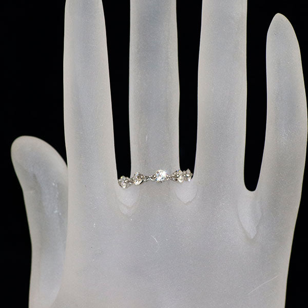 アベリ/AbHeri Pt900 ダイヤモンド リング 1.00ct 314A 廃盤モデル ハーフエタニティ