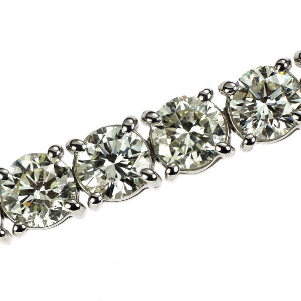 Pt900/ Pt850 ダイヤモンド テニス ブレスレット 12.47ct