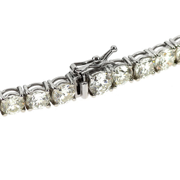 Pt900/ Pt850 ダイヤモンド テニス ブレスレット 12.47ct