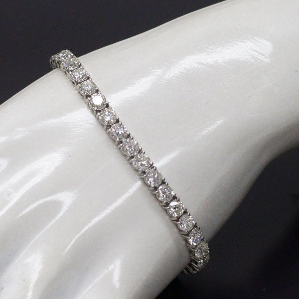 Pt900/ Pt850 ダイヤモンド テニス ブレスレット 12.47ct