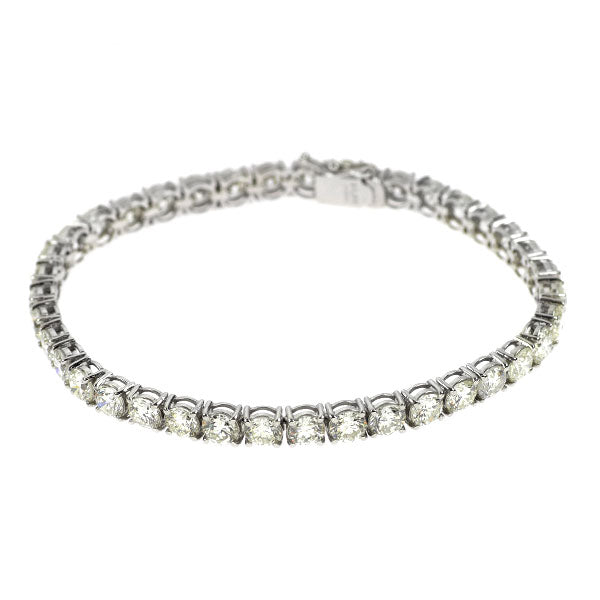 Pt900/ Pt850 ダイヤモンド テニス ブレスレット 12.47ct