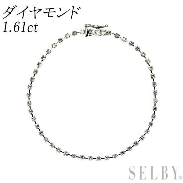 Pt900 ダイヤモンド ブレスレット 1.61ct テニス