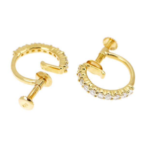 K18YG ダイヤモンド イヤリング 0.32ct