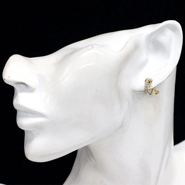 K18YG ダイヤモンド イヤリング 0.32ct