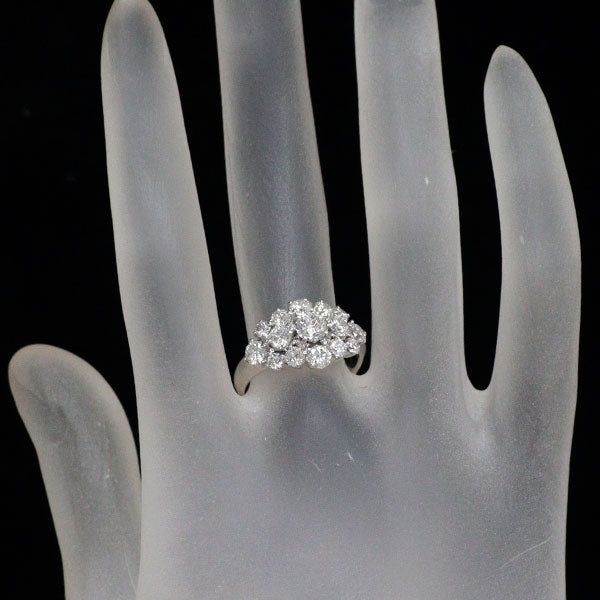 K18WG オクタゴナル ダイヤモンド  リング 0.43ct D1.68ct