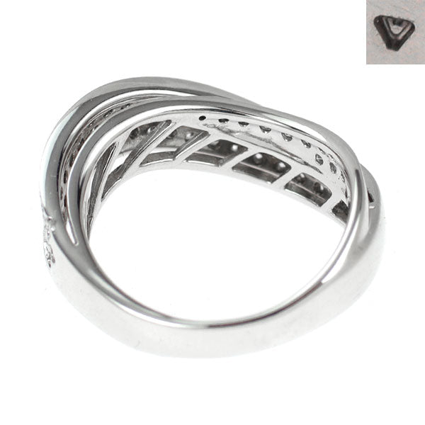 ベリテ K18WG H&C ダイヤモンド リング 0.90ct パヴェ