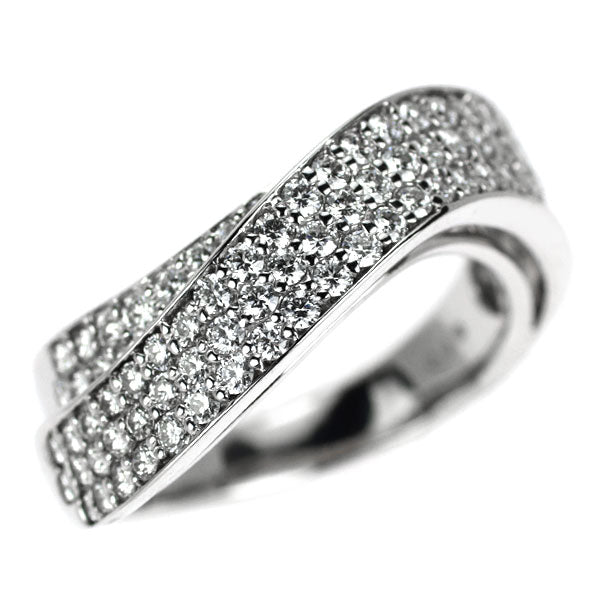 ベリテ K18WG H&C ダイヤモンド リング 0.90ct パヴェ