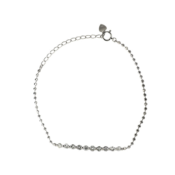 Pt900/ Pt850 ダイヤモンド ブレスレット 1.00ct
