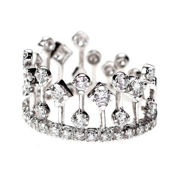 K18WG ダイヤモンド リング 1.261ct