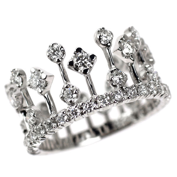 K18WG ダイヤモンド リング 1.261ct