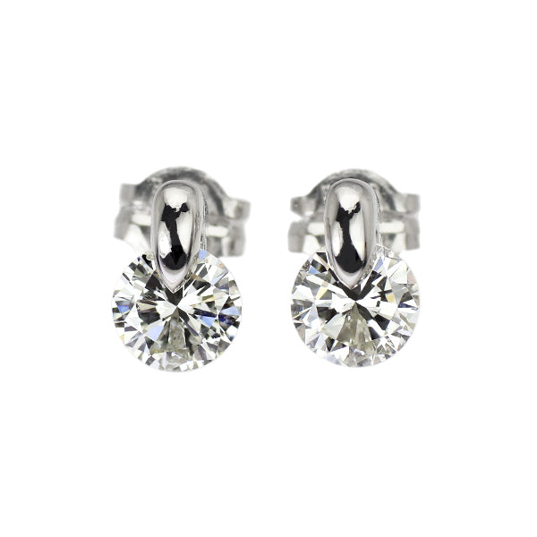 Pt900 ダイヤモンド ピアス 0.667ct