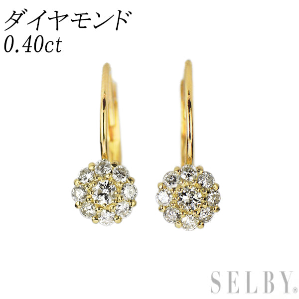 K18YG ダイヤモンド ピアス 0.40ct