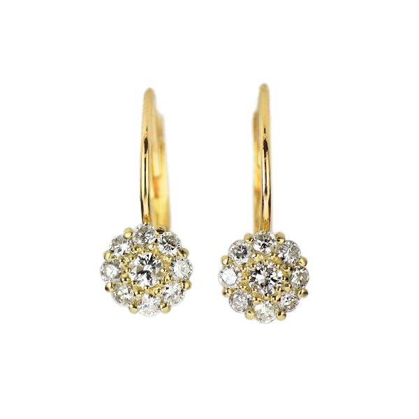 K18YG ダイヤモンド ピアス 0.40ct