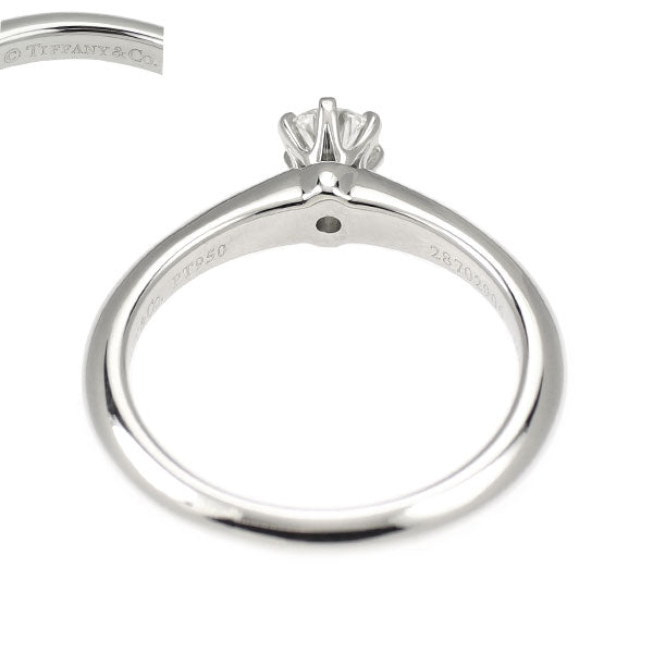 ティファニー Pt950 ダイヤモンド リング 0.19ct ソリティア