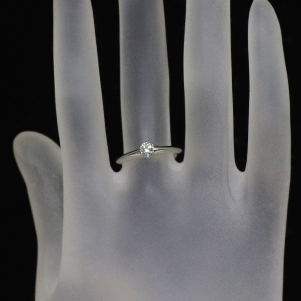 ティファニー Pt950 ダイヤモンド リング 0.19ct ソリティア