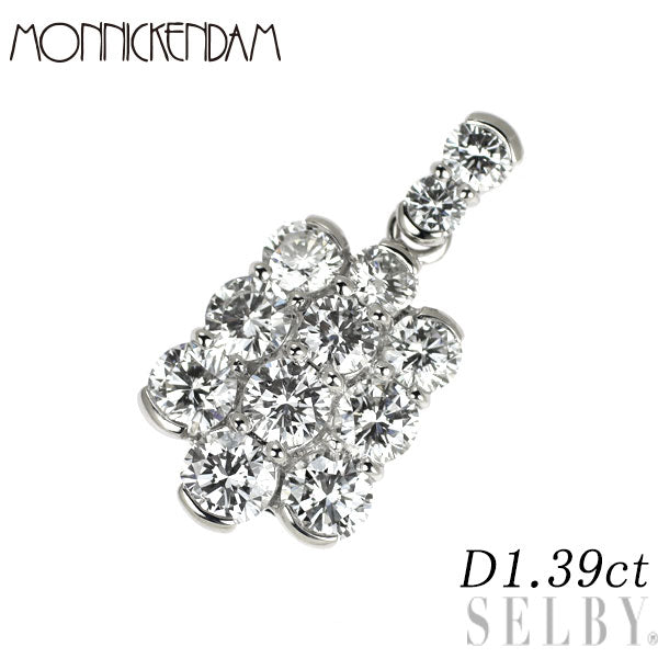 モニッケンダム Pt900 ダイヤモンド ペンダントトップ 1.39ct