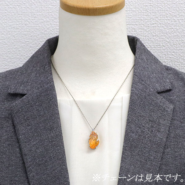 Pt900 ファイアーオパール ダイヤモンド ペンダントトップ 12.39ct D0.12ct