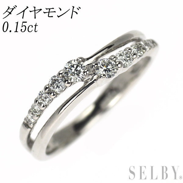 Pt900 ダイヤモンド リング 0.15ct ピンキー