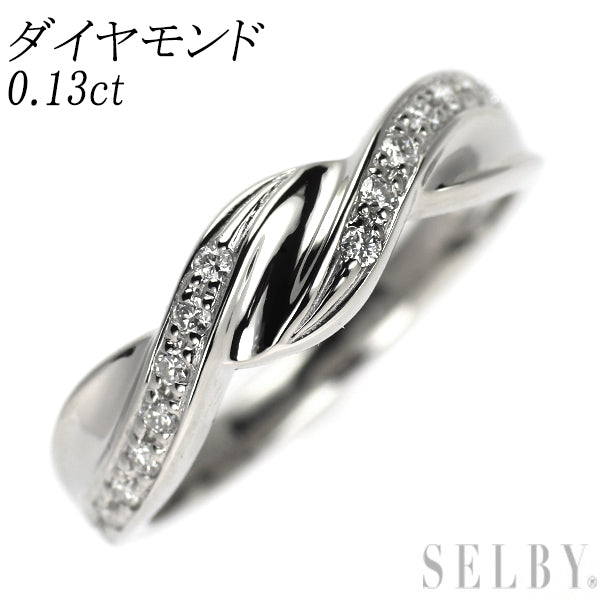 Pt900 ダイヤモンド リング 0.13ct