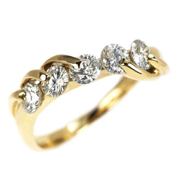 K18YG ダイヤモンド リング 1.04ct