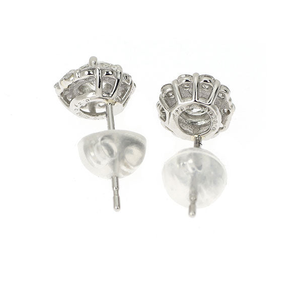 Pt900/Pt950 ダイヤモンド ピアス 0.458ct D0.34ct