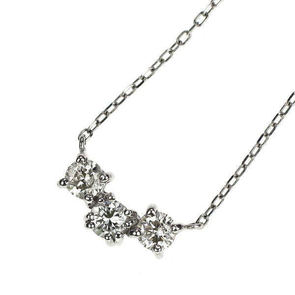 Pt900/ Pt850 ダイヤモンド ペンダントネックレス 0.50ct