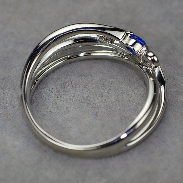 希少 Pt900 アウイナイト ダイヤモンド リング 0.09ct D0.09ct