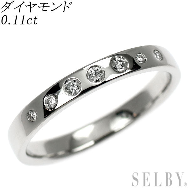 Pt900 ダイヤモンド リング 0.11ct