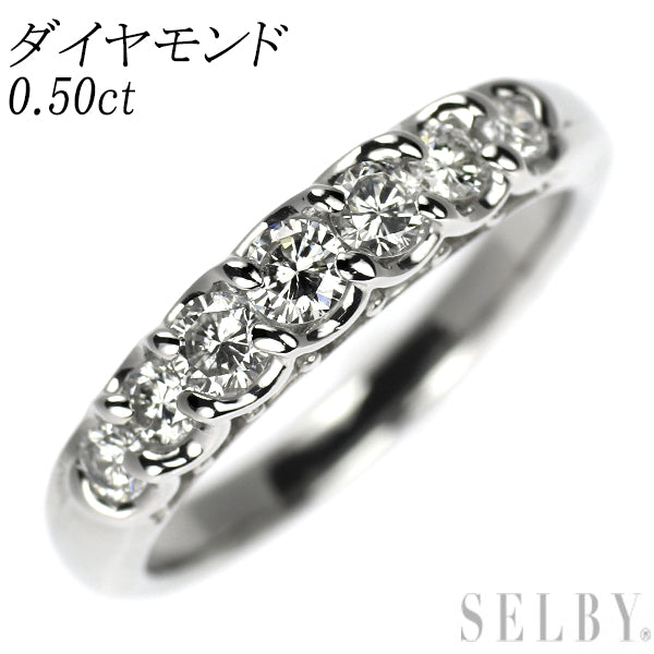 Pt900 ダイヤモンド リング 0.50ct