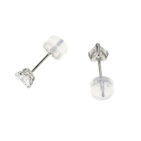 新品 Pt900 ハートシェイプ ダイヤモンド ピアス 0.454ct F SI2