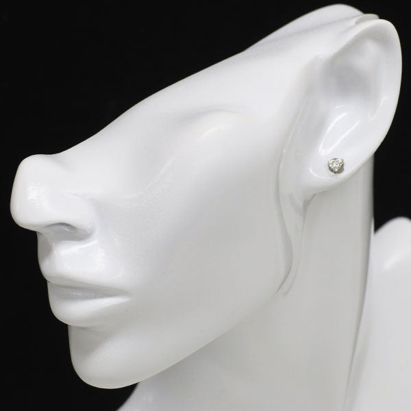 新品 Pt900 ハートシェイプ ダイヤモンド ピアス 0.454ct F SI2