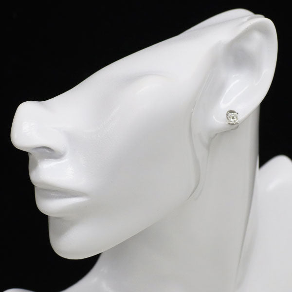 新品 Pt900 プリンセスカット ダイヤモンド ピアス 0.680ct H/I VS2