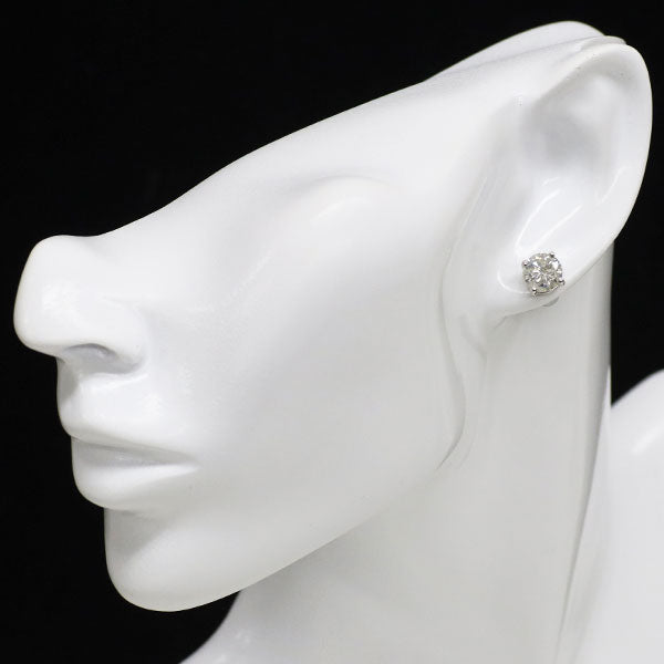 新品 Pt900 ダイヤモンド ピアス 2.637ct K I1 Fair/Poor