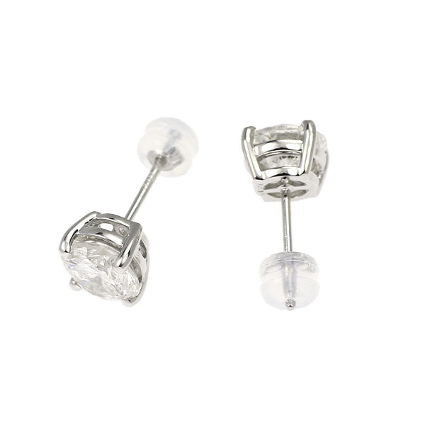 新品 Pt900 片側LDH ダイヤモンド ピアス 3.324ct J I1 G/Fair